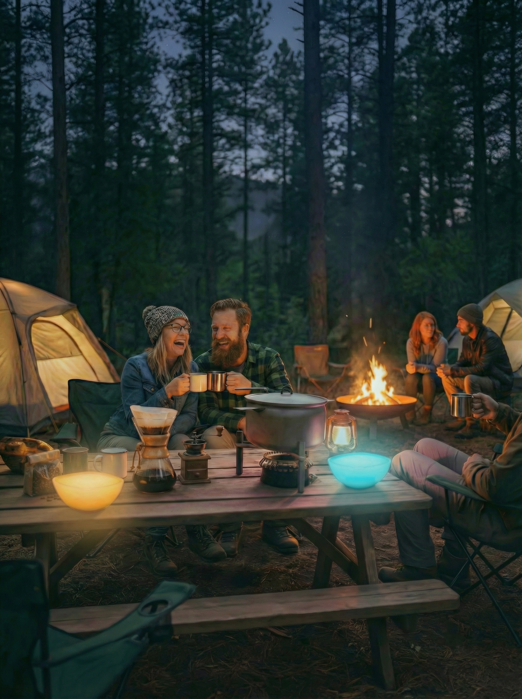 Calefo RGBCW Fluorite Lamp