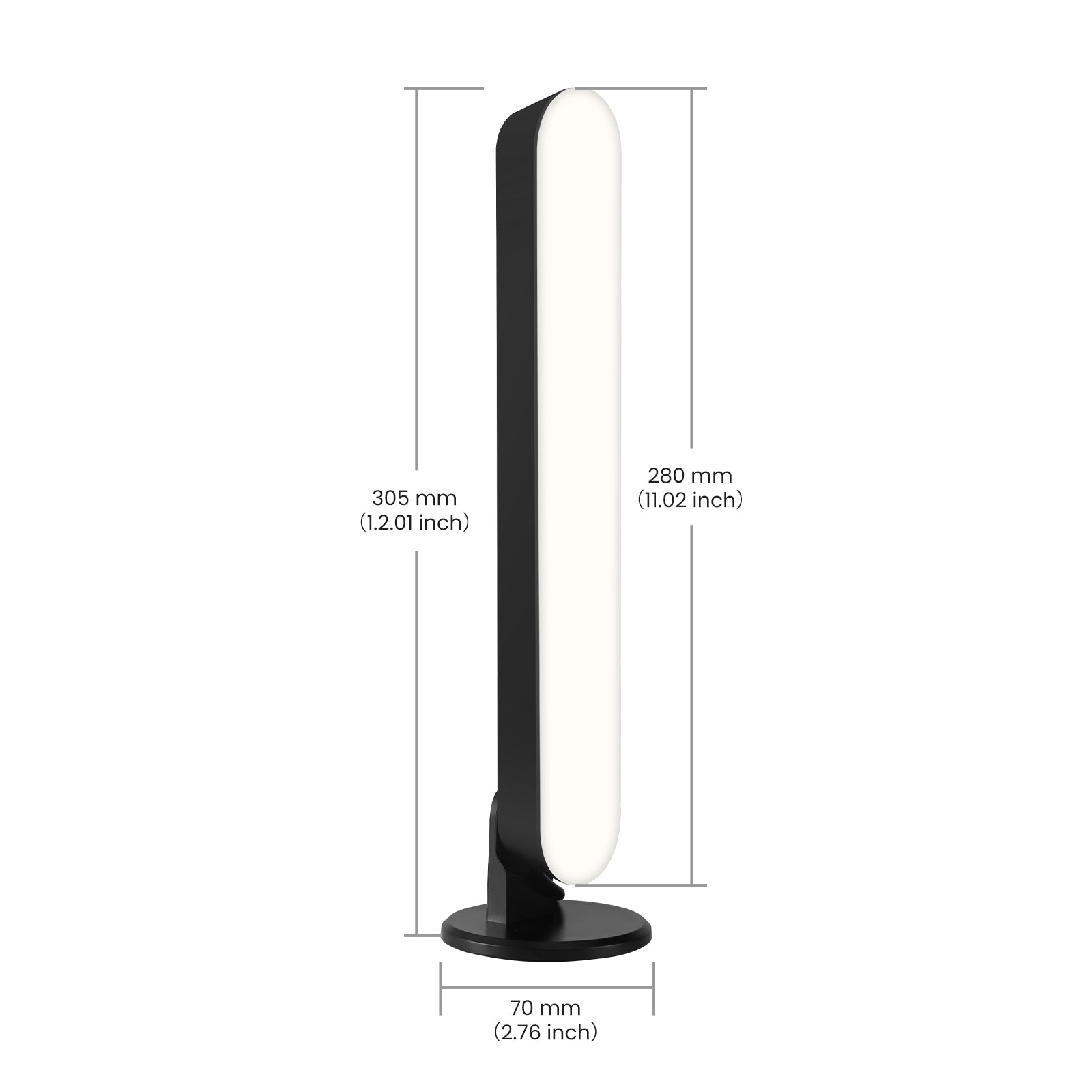 size information of the calefo table lamps