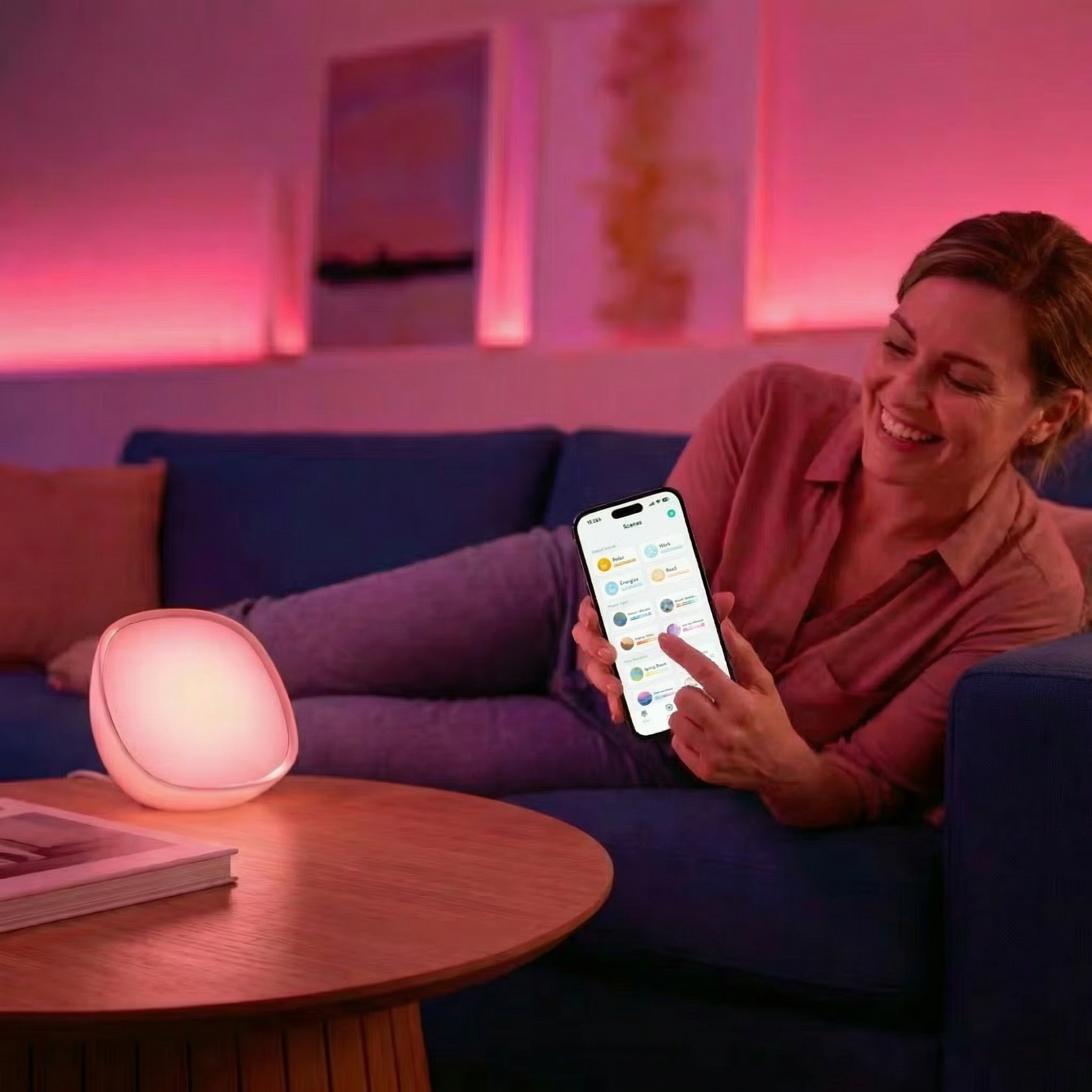 Calefo RGBCW Portable Table Lamp