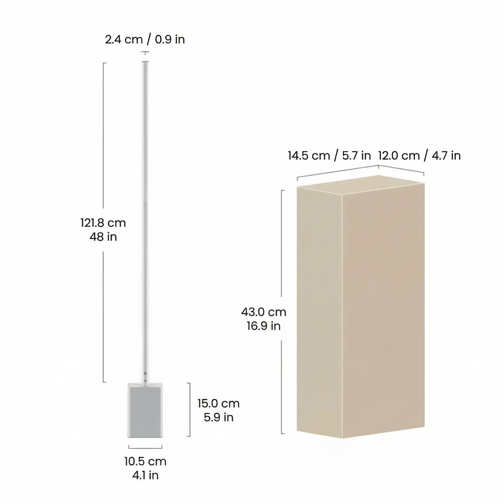 RGBCW Smart Floor Lamp
