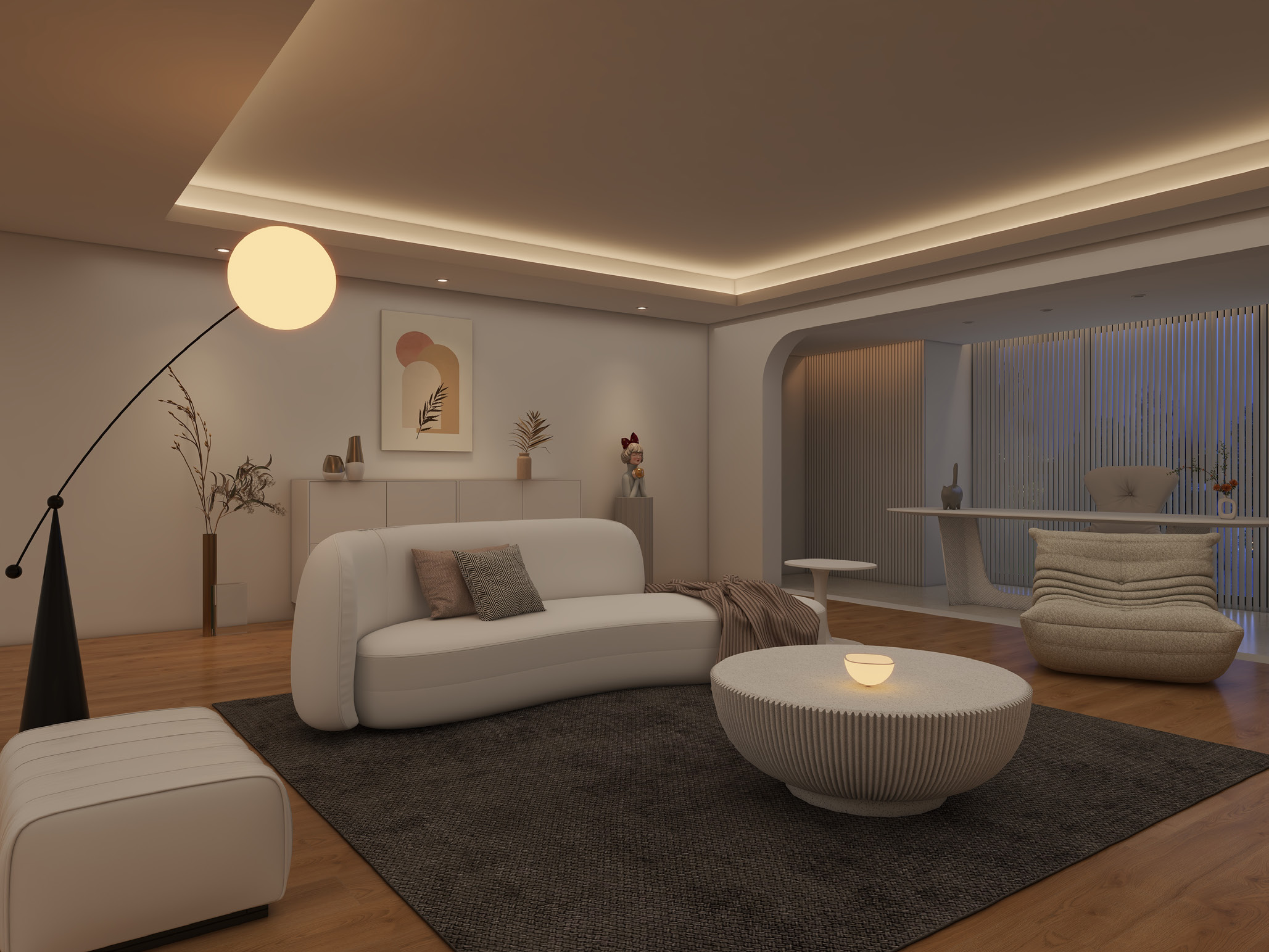 comfortable soft light