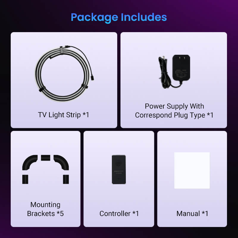 RGBCW Smart TV Lightstrip