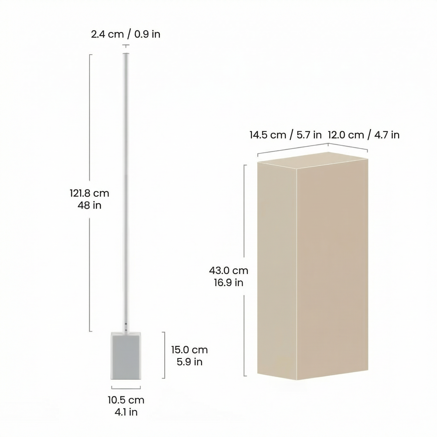 RGBCW Smart Floor Lamp